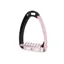 Tech Venice Flat Evo Safety Stirrups-Black/Pink